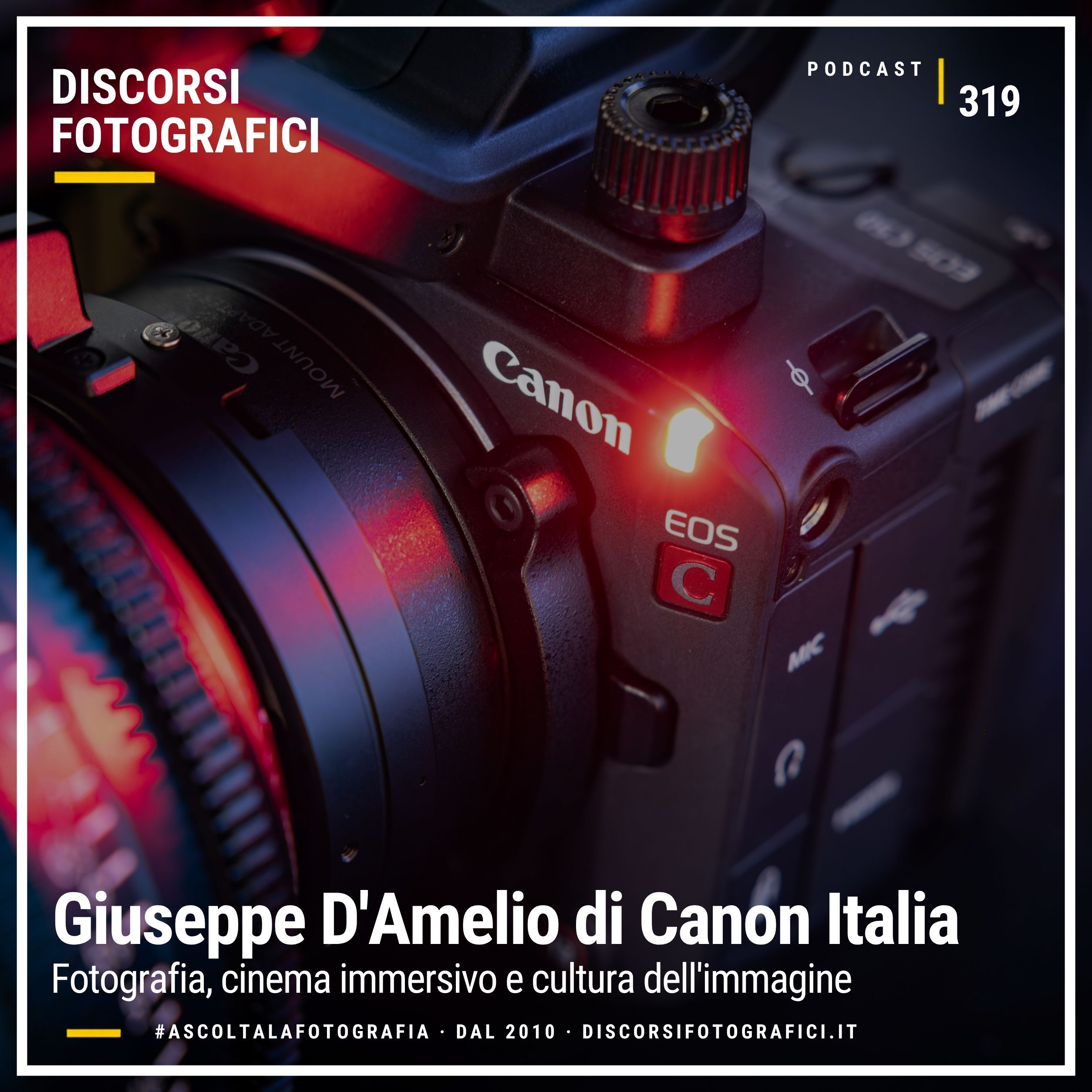 Giuseppe D'Amelio di Canon Italia: fotografia, cinema immersivo e cultura dell'immagine
